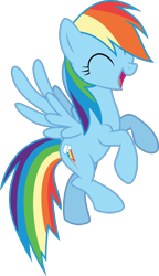 Size: 622x1080 | Tagged: safe, artist:iknowpony, derpibooru import, rainbow dash, pegasus, pony, call of the cutie, g4, ^^, eyes closed, female, flying, happy, mare, open mouth, simple background, solo, transparent background, vector