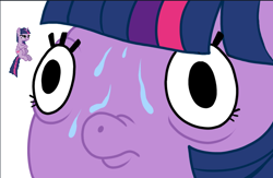 Size: 738x480 | Tagged: safe, artist:paperbagpony, derpibooru import, twilight sparkle, mrs. puff, pixel art, simple background, spongebob squarepants, white background