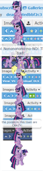 Size: 172x667 | Tagged: safe, artist:starsteppony, derpibooru import, derpy hooves, twilight sparkle, twilight sparkle (alicorn), alicorn, pegasus, pony, unicorn, g4, april fools, april fools 2024, crossed hooves, derpibooru, desktop ponies, dialogue, duo, female, folded wings, grumpy, grumpy twilight, horn, mare, meta, mouse cursor, multeity, pixel art, ponies riding ponies, ponies riding ponies riding ponies, ponies riding ponies riding ponies riding ponies, pony pile, riding, self riding, sitting, smiling, sparkle sparkle sparkle, spread wings, sprite, standing, tower of pony, twilight stackle, upside down, we need to go deeper, wings