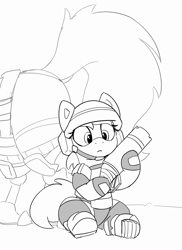 Size: 1923x2647 | Tagged: safe, artist:pabbley, derpibooru import, pony, armor, butt, clothes, dock, female, gloves, gun, helmet, knee pads, shoes, shorts, simple background, sitting, soldier, soldier pony, tail, weapon, white background