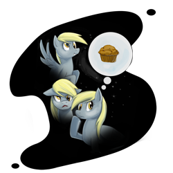 Size: 1000x1000 | Tagged: safe, artist:pumadriftcat, derpibooru import, derpy hooves, pegasus, pony, g4, food, muffin, simple background, transparent background