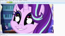 Size: 1570x883 | Tagged: safe, derpibooru import, starlight glimmer, april fools 2024, cute, desktop ponies, glimglam, glimmerbetes, pixel art, sprite