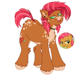 Size: 1000x1000 | Tagged: safe, artist:kazmuun, derpibooru import, babs seed, pony, simple background, solo, tongue, tongue out, transparent background