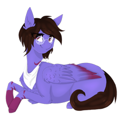 Size: 1024x1024 | Tagged: safe, artist:pixelberrry, derpibooru import, oc, pegasus, pony, colored wings, colored wingtips, female, glasses, lying down, mare, prone, simple background, solo, transparent background, wings