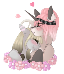 Size: 1024x1195 | Tagged: safe, artist:pixelberrry, derpibooru import, oc, oc only, oc:itami, oc:precilla, pony, unicorn, female, horn, horns, mare, simple background, transparent background