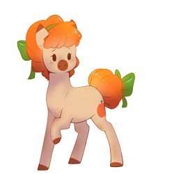 Size: 1000x1000 | Tagged: safe, artist:myralilth, derpibooru import, oc, oc only, oc:pumpkin spice, earth pony, pony, body freckles, bow, cute, female, freckles, hair bow, mare, simple background, solo, tail, tail bow, tail bun, transparent background