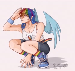 Size: 4192x3948 | Tagged: safe, artist:xinjinjumin5012694, derpibooru import, rainbow dash, human, g4, humanized