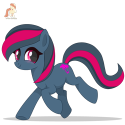 Size: 2600x2600 | Tagged: safe, artist:r4hucksake, derpibooru import, oc, oc only, oc:neon blacktop, earth pony, pony, female, mare, simple background, solo, transparent background