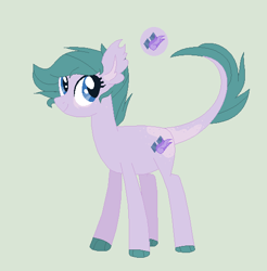 Size: 524x532 | Tagged: safe, artist:kyawolfers, derpibooru import, oc, oc only, oc:sardonyx, dracony, hybrid, base used, green background, interspecies offspring, offspring, parent:rarity, parent:spike, parents:sparity, simple background, smiling, solo