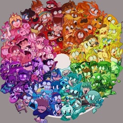 Size: 2000x2000 | Tagged: safe, artist:jayivee, derpibooru import, applejack, fluttershy, lyra heartstrings, pinkie pie, rainbow dash, rarity, scootaloo, twilight sparkle, twilight sparkle (alicorn), alicorn, alien, anthro, bear, bird, blue jay, cat, chipmunk, demon, dinosaur, dog, earth pony, fish, frog, goo, hedgehog, horse, human, hybrid, jellyfish, jigglypuff, octopus, pegasus, pig, pikachu, pony, rabbit, robot, semi-anthro, squirrel, turtle, unicorn, g4, spoiler:steven universe, spoiler:steven universe: the movie, adult swim, adventure time, alvin and the chipmunks, alvin seville, ambiguous gender, ambiguous species, amethyst, amethyst (steven universe), anais watterson, android, animal, animal costume, animal crossing, animate object, anime, annoying orange, anthro with ponies, australian cattle dog, australian kelpie, banana, bart simpson, battle for dream island, bill cipher, bingo heeler, bloo (foster's), blossom (powerpuff girls), blue (blue's clues), blue's clues, bluey, bluey heeler, bob the tomato, bone, brother and sister, brothers, bubbles (powerpuff girls), buttercup (powerpuff girls), butters stotch, candy, cartoon network, cellphone, chocolate, chowder, chowder (character), clone high, clothes, color wheel, color wheel challenge, comedy central, cookie, cookie run, cosmo, costume, courage (character), courage the cowardly dog, crimson chin, critter, crossover, cuddles (happy tree friends), dancing banana, darwin watterson, default spinel, despicable me, dipper pines, disney, dog costume, donatello, dr. seuss, dryad, edd gould (eddsworld), eddsworld, eeveelution, elmo, encanto, eric cartman, fairy, female, fern (adventure time), finn the human, fire, five nights at freddy's, flame princess, flippy, fliqpy, flower, flower (battle for dream island), food, foster's home for imaginary friends, four (battle for dream island), garfield, garfield (character), gem, gem (race), gingerbread (food), gir, goldfish, gordi, gravity falls, grimace (mcdonald's), grimace shake, gumball watterson, happy tree friends, hasbro, hatsune miku, homestuck, horn, husband and wife, illumination, imaginary friend, inanimate insanity, invader zim, isabela madrigal, isabelle, jake the dog, jenny wakeman, jimmy valmer, john fitzgerald kennedy, kel, kenny mccormick, keroppi, kirby, kirby (series), kyle broflovski, land of the lustrous, lapis lazuli (steven universe), lego, living toy, looking at someone, luigi, lumpy space princess, m&m's, mabel pines, madoka kaname, magical girl, male, mario, married couple, marvel, matt (eddsworld), mcdonald's, meme, mephone4, microphone, minions, miriam mendelsohn, moe (animal crossing), monster, mordecai, mr. trance, mudkip, mushroom, my life as a teenage robot, my melody, namco, nickelodeon, nintendo, number, object head, omori, once-ler, orange, pac-man, patrick star, pavitr prabhakar, pbs, peashooter, peridot, peridot (steven universe), perry the platypus, phineas and ferb, phone, pikmin, pikmin (series), pim pimling, pixar, plankton, plants vs zombies, platypus, pokémon, princess bubblegum, princess peach, puella magi madoka magica, puffball, pump wonder, purple guy, quartz, red m&m, regular show, reptile, rise of the teenage mutant ninja turtles, rodent, ruby (steven universe), rusty (bluey), sailor moon (series), sanrio, sega, sesame street, shih tzu, siblings, sisters, skeleton, slugma, smiling friends, smurf, songbird, sonic the hedgehog, sonic the hedgehog (series), south park, species swap, spider-man, spinel (steven universe), spoilers for another series, sponge, spongebob squarepants, spongebob squarepants (character), spooky month, squidward tentacles, stan marsh, starfish, stars, steven universe, steven universe: the movie, super mario bros., sylveon, tabby cat, tangy, teenage mutant ninja turtles, the amazing world of gumball, the fairly oddparents, the lego movie, the lorax, the powerpuff girls, the simpsons, the smurfs, tolkien black, tom (eddsworld), tomato, tord (eddsworld), totodile, toy, triplets, troll (homestuck), tsukino usagi, turning red, twins, two (battle for dream island), unicorn wars, veggietales, vocaloid, vriska serket, waddles, wall of tags, wanda, wander (wander over yonder), wander over yonder, william afton, x (battle for dream island), yellow diamond (steven universe), yoshi