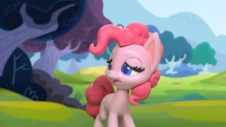 Size: 1920x1080 | Tagged: safe, derpibooru import, screencap, pinkie pie, earth pony, pony, g4, g4.5, my little pony: stop motion short, pinkie pie vs the flowers, cute, disappointed
