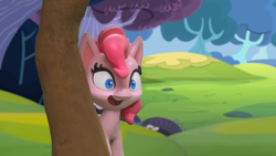 Size: 1920x1080 | Tagged: safe, derpibooru import, screencap, pinkie pie, earth pony, pony, g4, g4.5, my little pony: stop motion short, pinkie pie vs the flowers, cute, smiling