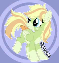 Size: 1205x1279 | Tagged: safe, artist:reamina, derpibooru import, oc, pegasus, pony, bow, colored wings, female, mare, solo, tail, tail bow, two toned wings, wings