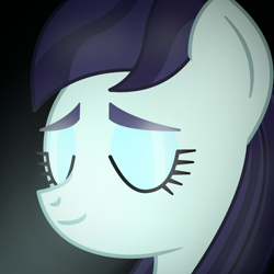 Size: 2300x2300 | Tagged: safe, alternate version, artist:starless, derpibooru exclusive, derpibooru import, coloratura, earth pony, pony, eyes closed, female, high res, smiling, solo