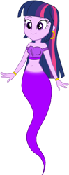 Size: 606x1535 | Tagged: safe, artist:invisibleink, artist:tylerajohnson352, derpibooru import, twilight sparkle, equestria girls, g4, armlet, belly button, belly dancer outfit, bracelet, ear piercing, earring, eyelashes, genie, geniefied, harem outfit, hooped earrings, jewelry, midriff, piercing, simple background, solo, transparent background