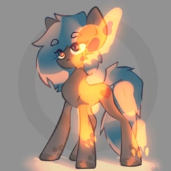 Size: 1000x1000 | Tagged: safe, artist:kingdom, derpibooru import, oc, oc only, earth pony, pony, concave belly, slender, solo, thin