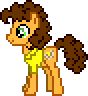 Size: 88x96 | Tagged: safe, artist:botchan-mlp, derpibooru import, cheese sandwich, g4, animated, blinking, cute, cute cheese sandwich, desktop ponies, facing left, gif, idle, lifting hoof, pixel art, simple background, smiling, solo, sprite, transparent background