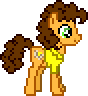 Size: 88x96 | Tagged: safe, artist:botchan-mlp, derpibooru import, cheese sandwich, g4, animated, blinking, cute, cute cheese sandwich, desktop ponies, facing right, gif, idle, lifting hoof, pixel art, simple background, smiling, solo, sprite, transparent background