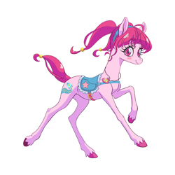 Size: 900x900 | Tagged: artist needed, safe, derpibooru import, oc, oc only, earth pony, pink coat, simple background, solo, thin, white background