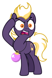 Size: 4545x6750 | Tagged: safe, artist:estories, derpibooru import, oc, oc only, oc:wildheart, earth pony, pony, g4, absurd resolution, angry, christmas ball, ears, female, floppy ears, mare, simple background, solo, transparent background, vector