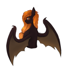 Size: 1024x1195 | Tagged: safe, artist:pixelberrry, derpibooru import, oc, oc:pumpkin spice, bat pony, pony, female, mare, simple background, solo, transparent background