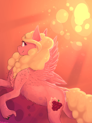 Size: 1536x2048 | Tagged: safe, artist:pixelberrry, derpibooru import, oc, oc:berry burst, pegasus, pony, female, mare, solo