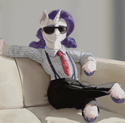 Size: 3975x3933 | Tagged: safe, artist:bnapie, derpibooru import, rarity, pony, unicorn, clothes, glasses, horn, meme