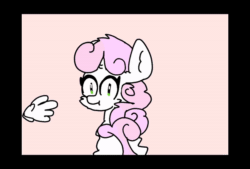 Size: 600x405 | Tagged: safe, artist:sweetsterty, derpibooru import, sweetie belle, pony, unicorn, animated, cheek fluff, chest fluff, cute, eye shimmer, female, filly, foal, gif, hand, head pat, horn, pat, petting, tail, tail wag