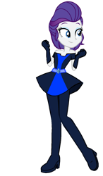 Size: 683x1170 | Tagged: safe, artist:sunsetshimmer333, derpibooru import, rarity, human, equestria girls, g4, alternate hairstyle, secret agent, simple background, solo, transparent background