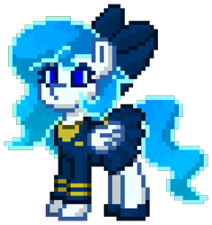 Size: 816x864 | Tagged: safe, derpibooru import, oc, oc:kizu fuan, pegasus, pony, female, pixel art, pony town, simple background, solo, transparent background