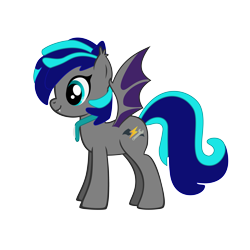Size: 5000x5000 | Tagged: safe, artist:awesomegamergame, derpibooru import, oc, oc only, oc:midnight storm, bat pony, pony, base used, bat ears, bat pony oc, bat wings, cute, cutie mark, eyelashes, fangs, high res, jewelry, male, male oc, necklace, simple background, spread wings, tail, transparent background, vector, vector trace, wings