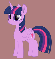 Size: 816x881 | Tagged: safe, artist:k. dale, derpibooru import, twilight sparkle, twilight sparkle (alicorn), alicorn, pony, g4, female, gray background, looking at you, mare, movie accurate, simple background, solo