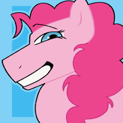 Size: 2048x2048 | Tagged: safe, artist:moondoesartz, derpibooru import, pinkie pie, earth pony, g4, female, smiling, solo