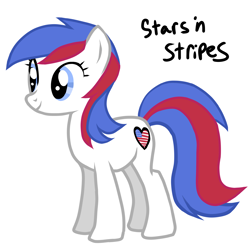 Size: 2048x2048 | Tagged: safe, artist:plinky, derpibooru import, american flag, joke oc, original art, simple background, solo, united states, white background