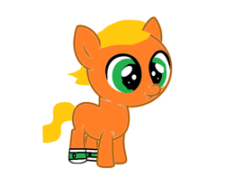 Size: 782x678 | Tagged: safe, artist:memeartboi, derpibooru import, earth pony, pony, bubble, clothes, colt, cute, darwin watterson, foal, happy, male, ponified, simple background, small pony, smiling, socks, species swap, the amazing world of gumball, tiny, tiny foal, tiny ponies, toddler, white background