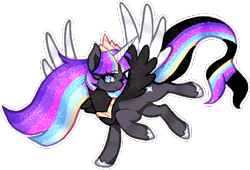 Size: 483x329 | Tagged: safe, artist:natures_love, derpibooru import, oc, oc only, alicorn, pony, alicorn oc, female, horn, mare, simple background, solo, transparent background, wings