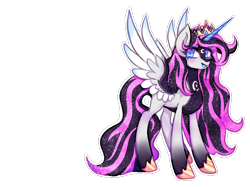 Size: 960x719 | Tagged: safe, artist:natures_love, derpibooru import, oc, oc only, alicorn, pony, alicorn oc, female, horn, mare, simple background, solo, transparent background, wings