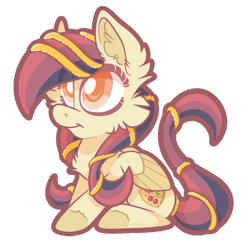 Size: 600x600 | Tagged: safe, artist:mychelle, derpibooru import, oc, oc only, oc:cherry justice, pegasus, pony, chibi, female, mare, simple background, solo, transparent background