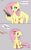 Size: 2500x4000 | Tagged: safe, artist:skitsroom, derpibooru import, fluttershy, human, pegasus, pony, g4, 2 panel comic, comic, crying, female, gun, hand, handgun, mare, offscreen character, pistol, pointing, sad, scolding, solo, weapon, wing hands, wings
