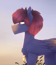 Size: 2279x2631 | Tagged: safe, artist:riressa, derpibooru import, oc, pegasus, pony, male, solo, stallion