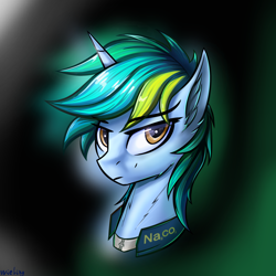 Size: 2048x2048 | Tagged: safe, artist:weiling, derpibooru import, oc, oc only, pony, unicorn, fallout equestria, horn, solo