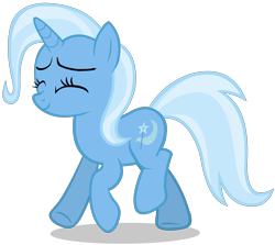 Size: 2796x2493 | Tagged: safe, artist:zslnews, derpibooru import, trixie, pony, unicorn, g4, cute, diatrixes, eyes closed, female, horn, mare, simple background, solo, transparent background