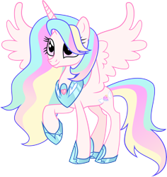 Size: 8027x8501 | Tagged: safe, artist:shootingstarsentry, derpibooru import, oc, oc:elara, alicorn, pony, absurd resolution, female, mare, raised hoof, raised leg, simple background, solo, transparent background