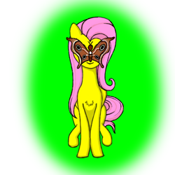 Size: 512x512 | Tagged: safe, artist:mihailunicorn, derpibooru import, fluttershy, butterfly, pegasus, pony, butterfly on nose, green background, insect on nose, simple background, sketch, smiling, solo
