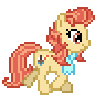 Size: 86x86 | Tagged: safe, artist:jaye, derpibooru import, aunt holiday, earth pony, pony, animated, clothes, desktop ponies, female, mare, pixel art, scarf, simple background, solo, sprite, transparent background, trotting