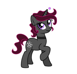 Size: 1573x1519 | Tagged: safe, artist:darbypop1, derpibooru import, oc, oc only, oc:salem, pony, unicorn, female, horn, mare, simple background, solo, transparent background