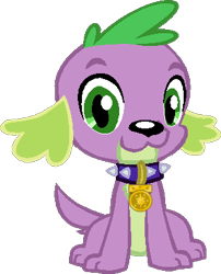 Size: 313x388 | Tagged: safe, derpibooru import, edit, edited screencap, editor:pascalmulokozi2, screencap, spike, dog, equestria girls, g4, collar, dog collar, jewelry, medal, medallion, necklace, simple background, solo, spike the dog, transparent background