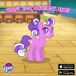 Size: 1080x1080 | Tagged: safe, derpibooru import, screwball, earth pony, pony, g4, female, gameloft, mare, my little pony: magic princess, official, older, older screwball, solo