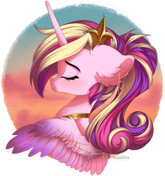 Size: 5615x6000 | Tagged: safe, artist:natanvok, derpibooru import, princess cadance, alicorn, pony, solo