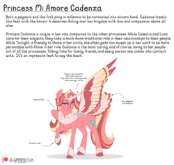 Size: 4032x3833 | Tagged: safe, derpibooru import, princess cadance, alicorn, pegasus, pony, female, redesign, reimagining, wings